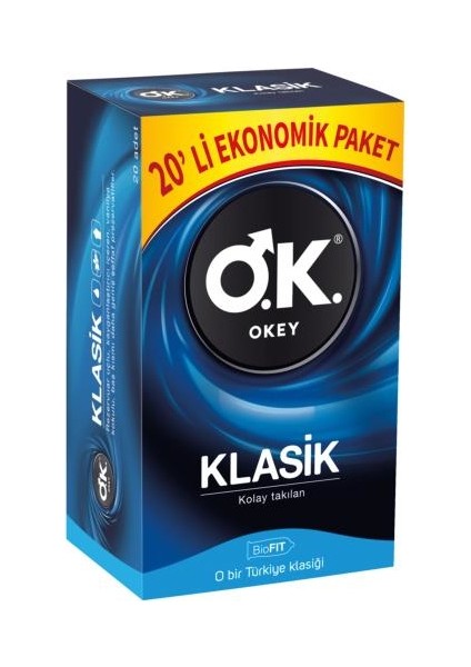 Klasik Prezervatif 20LI