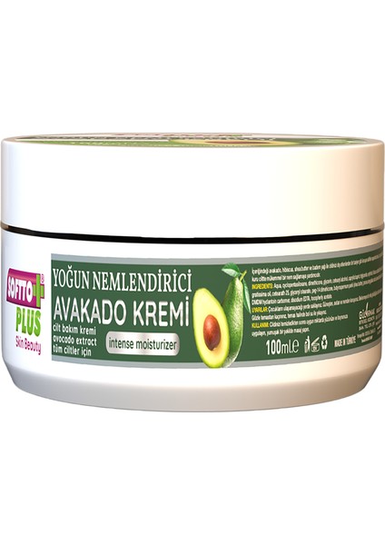 Yoğun Nemlendirici Avakado Krem 100 ml