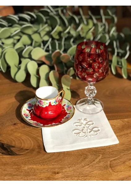 Kokteyl 3D - 6'lı Krem 15X15 cm