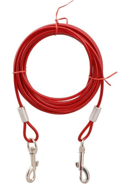 Çelik Köpek Bahçe Bağlama Halatı 5 mm / 3 Mt.