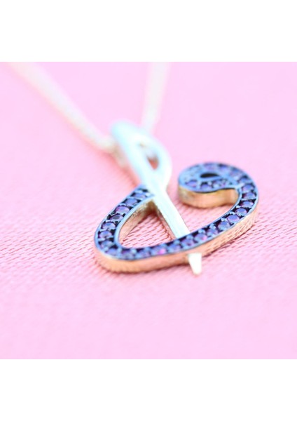 0.25 Karat Yakut Vav Elif Kolye PN1092VV