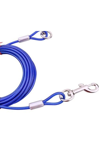 Çelik Köpek Bahçe Bağlama Halatı 5 mm / 5 Mt.
