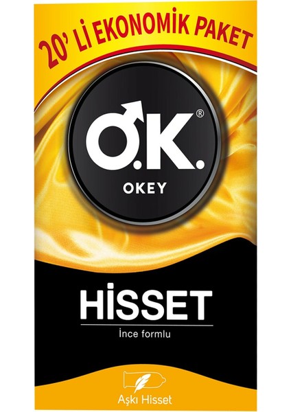 Prezervatif Hisset 20 Li X 3 Adet (60 Lı) modelleri