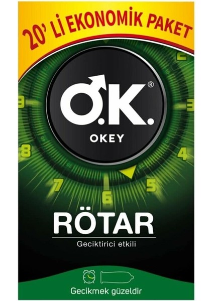 Prezervatif Rötar 20 Li X 3 Adet (60 Lı)