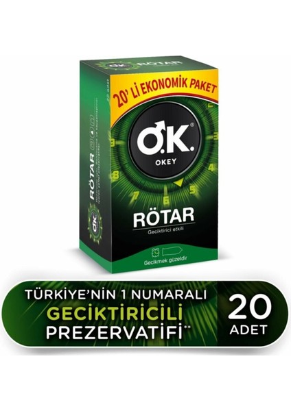 Prezervatif Rötar 20 Li X 3 Adet (60 Lı)
