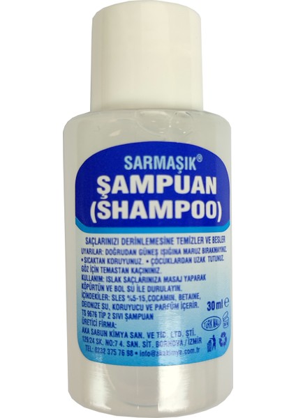 Mini Otel Şampuan - 30 Ml. - 30 Cc - 300 Adet Koli