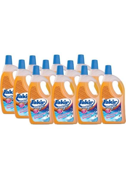 Magic 2'si 1 Arada Ahşap ve Yüzey Temizleyici Ekonomik Koli 12 x 1 lt