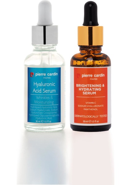 2'li Serum Paketi C Vitamini + Hyaluronik Asit Serum