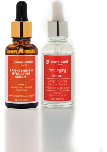 2'li Serum Paketi Gençleştirici Ve2'li Serum Paketi Gençleştirici ve Yenileyici Yüz Serumu + C Vitamini Serum