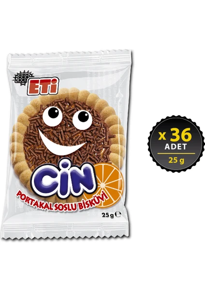 Cin Portakallı 25 g x 36 Adet