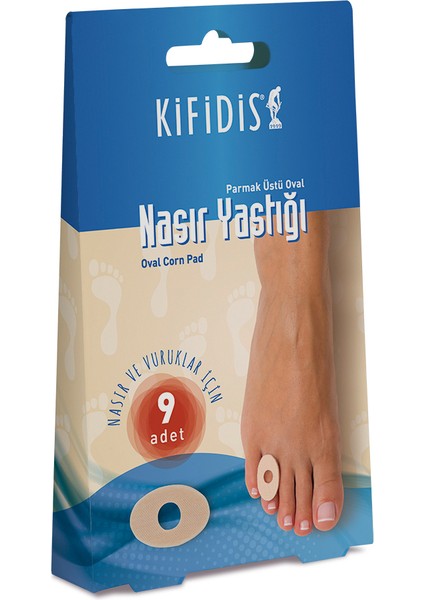 Kifidis 011 Kifidis Parmak Üstü Oval Nasır Yastığı