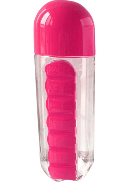 Açık Taşınabilir Tritan Hap Kutusu Su Bardağı ile Yedi (Yurt Dışından)