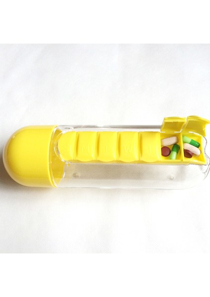 Açık Taşınabilir Tritan Hap Kutusu Su Bardağı ile Yedi (Yurt Dışından) fiyatları