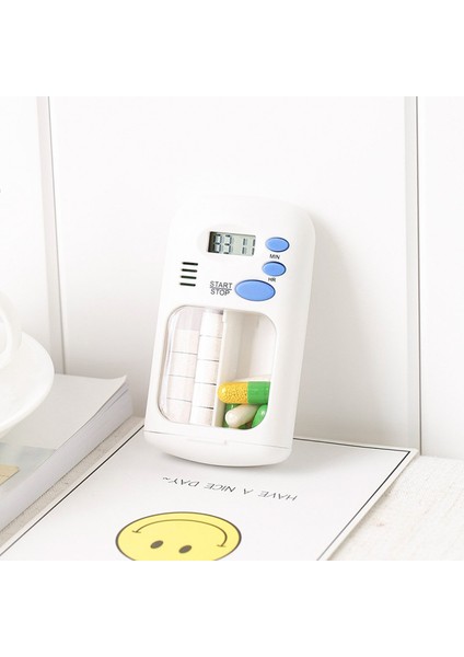 LCD Dijital Elektrikli Alarm ile Taşınabilir Mini Hap (Yurt Dışından)