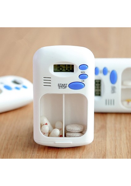 LCD Dijital Elektrikli Alarm ile Taşınabilir Mini Hap (Yurt Dışından)