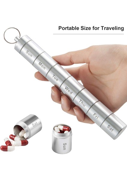 Haftalık Hap Düzenleyici - Gümüş (Yurt Dışından) modelleri