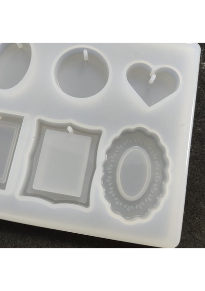 Reçine Epoksi Kalıbı - 6'li Kolye -Kod:971 fırsatları