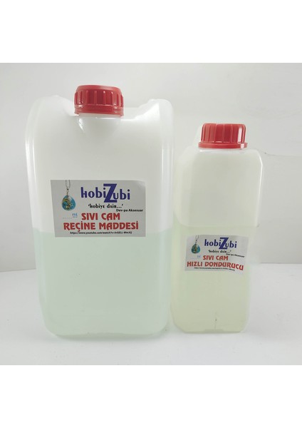 Epoksi Reçine Sıvı Cam Maddesi - 4500 ml