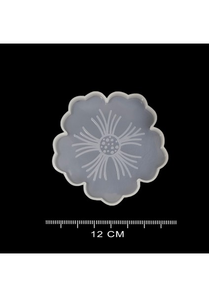 Epoksi ve Beton Silikon Kalıp - Desenli Küçük Çiçek -Kod:281 fiyatları