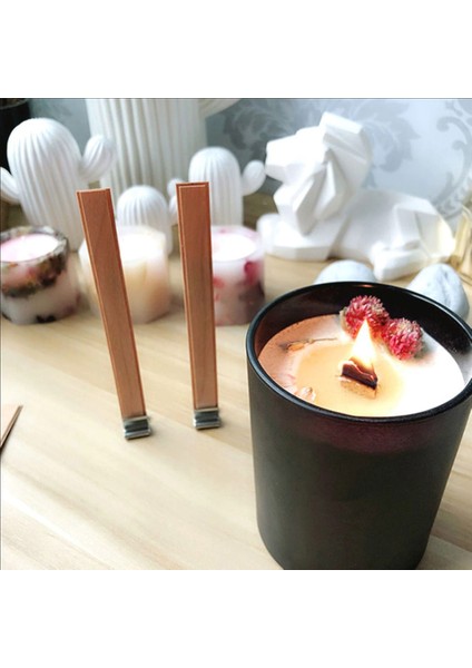 Ahşap Fitil -Ahşap Mum Fitili 25 Adet fırsatları