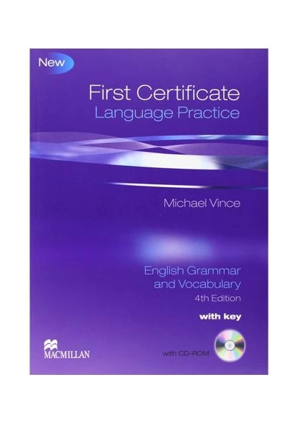 New First Certificate Language Practice With Key (+Cd-Rom) - Michael Vince