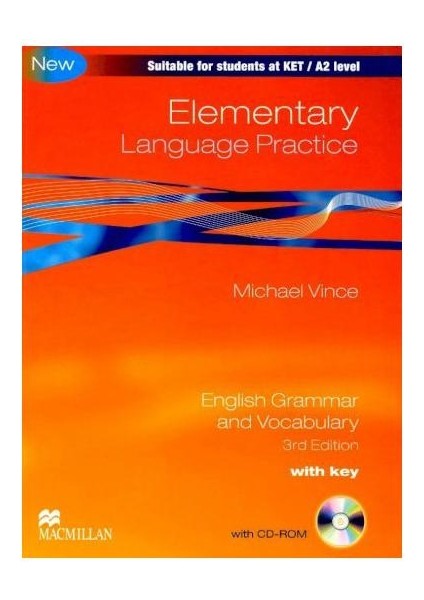 New Elementary Language Practice With Key (+Cd-Rom) - Michael Vince