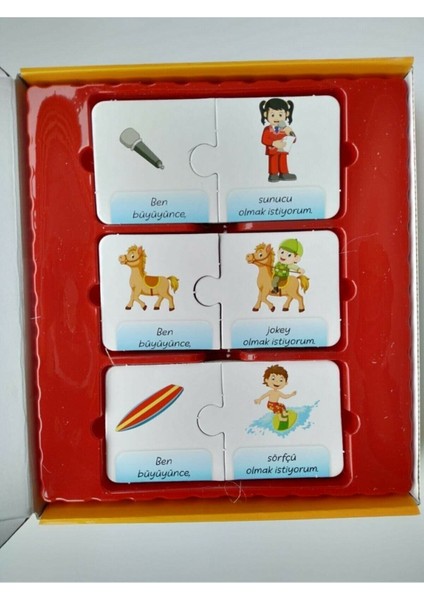 Meslekler-2 Okul Öncesi Akıl ve Zeka Oyunu