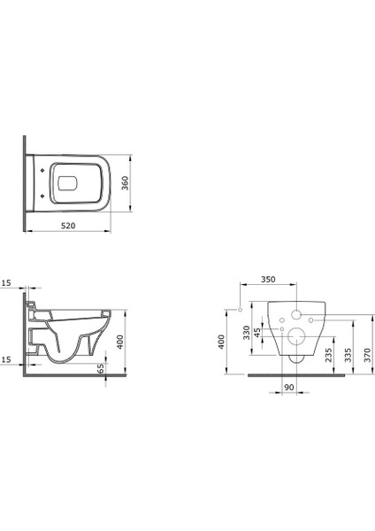 Scala Arch Asma Klozet + Tuttı S Klozet Kapağı - Mat Somon fiyatları