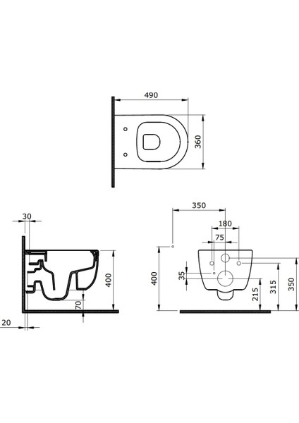 V-Tondo Rımless Asma Klozet + Pure S Kapak - Mat Siyah fiyatları