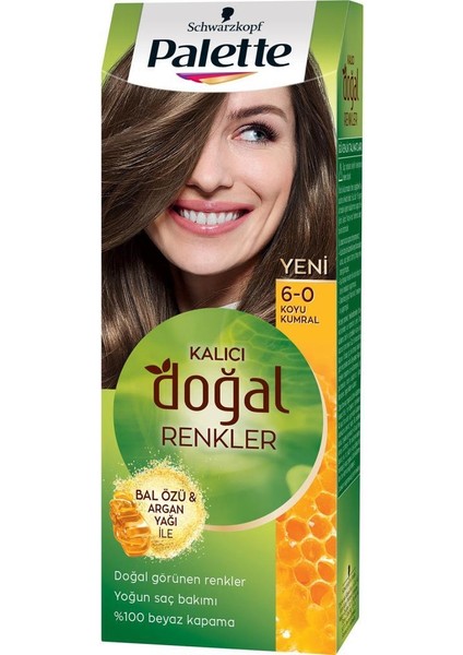 Schwarzkopf Palette Kalıcı Doğal Renkler 6-0 Koyu Kumral Saç Boyası