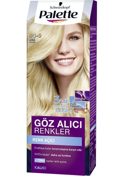Schwarzkopf Palette Saç Boyası Açık Sarı 10-0