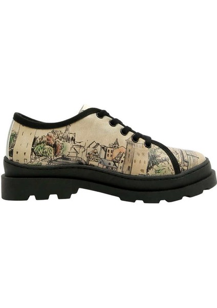 Kadın Vegan Deri Bej Sneakers - Take a Walk Tasarım fırsatları