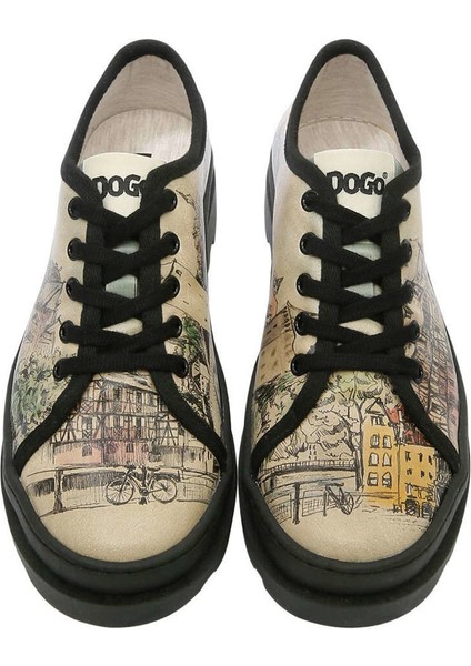 Kadın Vegan Deri Bej Sneakers - Take a Walk Tasarım fiyatları