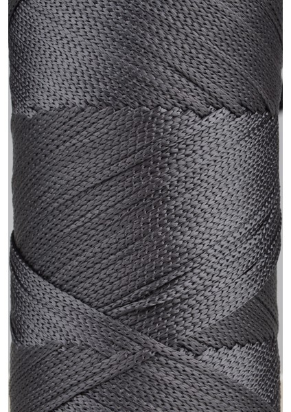 2 Mm - 200 gr Polyester Makrome Ipi Koyu Gri 230 M Polyester Makrome Ip Supla Ip Ve Çanta Ipliği fiyatları