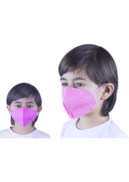 | Ffp2 RM12 Small Size - Pembe - 10'lu Kutu