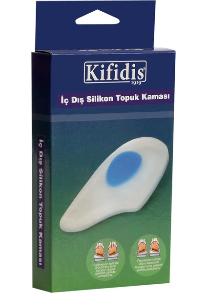 Kifidis SH-301D Kifidis Iç-Dış Silikon Topuk Kaması M