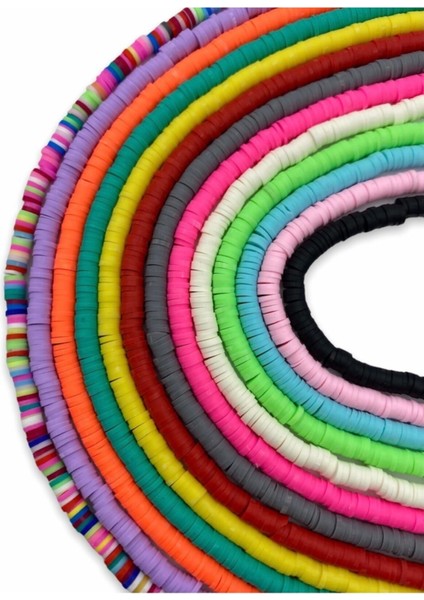 4mm 13 Adet Polimer Kil Fimo Boncuk Dizi Seti,13 Renk 4mm FIMO,40CM Hamur Boncuk Dizisi fiyatları