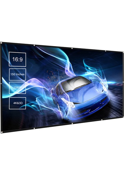 Taşınabilir 150 inç 16: 9 Projeksiyon Perdesi (Yurt Dışından) fiyatları