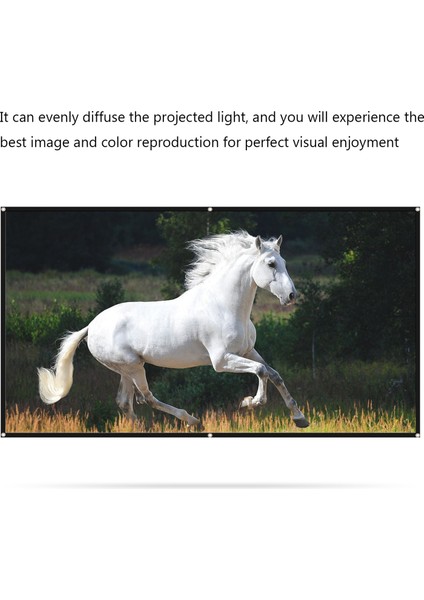 Taşınabilir 150 inç 16: 9 Projeksiyon Perdesi (Yurt Dışından) modelleri