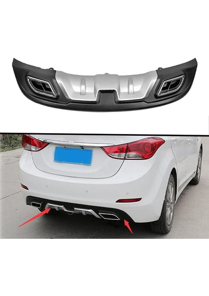 Hyundai Aksesuar Elantra 2015 Arka Tampon Ek Koruma Difüzör fiyatları