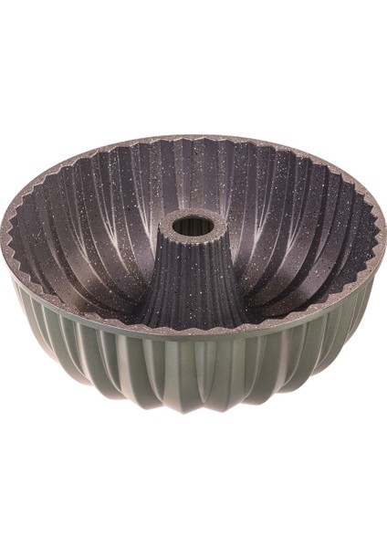 Griss Hardstone 24 cm. Döküm Kek Kalıbı Koyu Haki