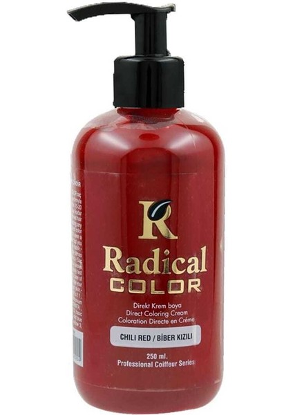 Color Su Bazlı Saç Boyası 250 ml Biber Kızılı