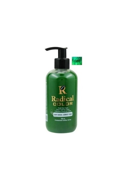 Color Su Bazlı Saç Boyası 250 ml Zumrut Yesili