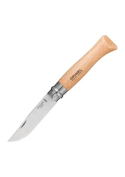 Opinel Inox 9 No Kayın Saplı Paslanmaz Çelik Çakı