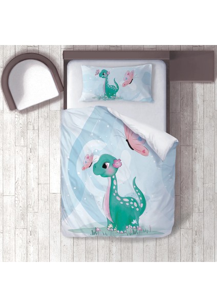 Dijital Baskılı 160CM x 220CM Çocuk Odası Nevresim Takımı Model 225