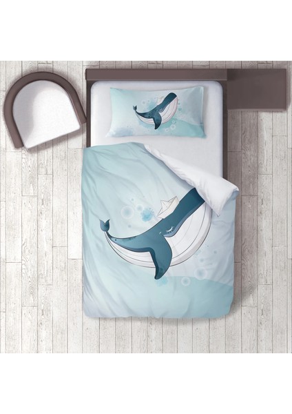 Dijital Baskılı 160CM x 220CM Çocuk Odası Nevresim Takımı Model 1374