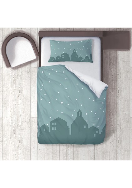 Dijital Baskılı 160CM x 220CM Çocuk Odası Nevresim Takımı Model 1345
