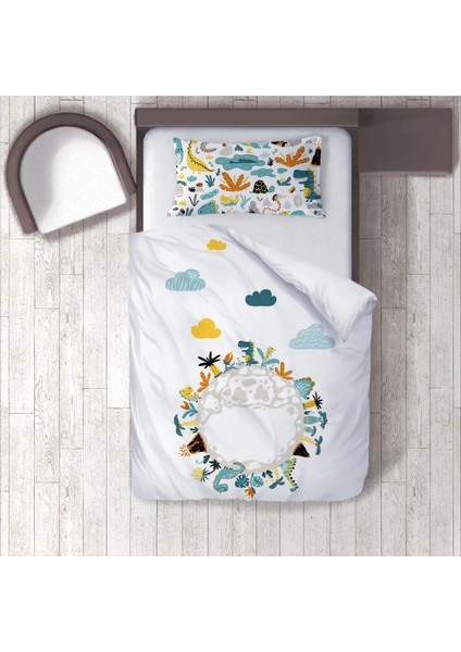 Dijital Baskılı 160CM x 220CM Çocuk Odası Nevresim Takımı Model 1404