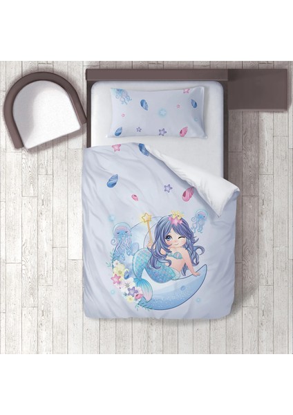 Dijital Baskılı 160CM x 220CM Çocuk Odası Nevresim Takımı Model 212