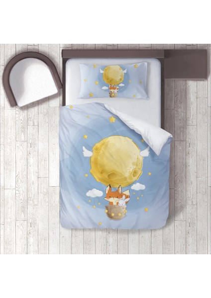 Dijital Baskılı 160CM x 220CM Çocuk Odası Nevresim Takımı Model 1353